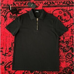 Versace Medusa Zip Polo Shirt